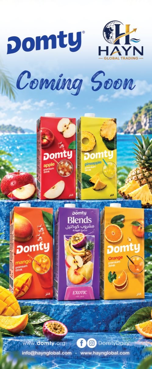 Domty fruit juice products